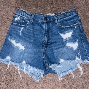 Abercrombie and Fitch Curve Love Hi Rise Short